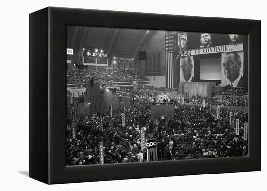 1964 Democratic Convention, Atlantic City, New Jersey-null-Framed Stretched Canvas