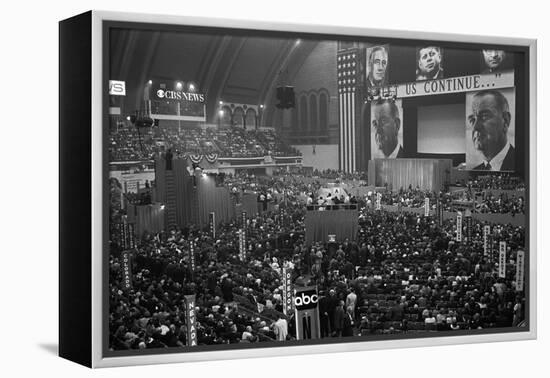 1964 Democratic Convention, Atlantic City, New Jersey-null-Framed Stretched Canvas