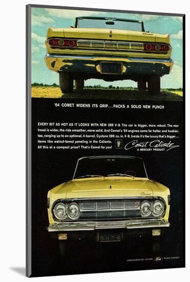 1964 Mercury - Comet Caliente-null-Mounted Art Print