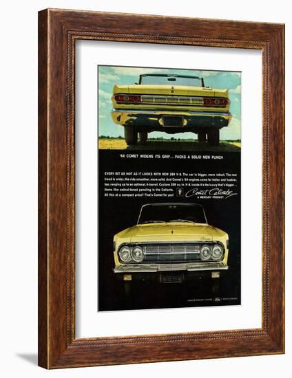 1964 Mercury - Comet Caliente-null-Framed Art Print