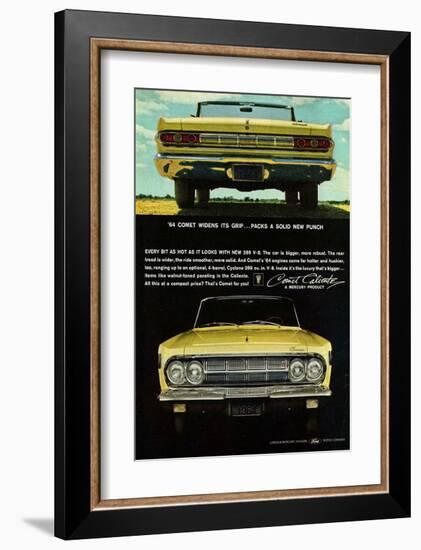 1964 Mercury - Comet Caliente-null-Framed Art Print