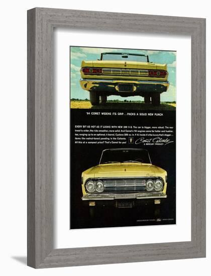 1964 Mercury - Comet Caliente-null-Framed Art Print