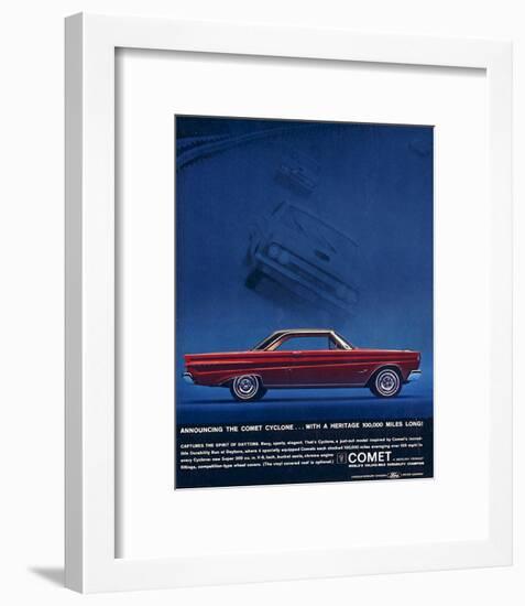 1964 Mercury - Comet Cyclone-null-Framed Premium Giclee Print