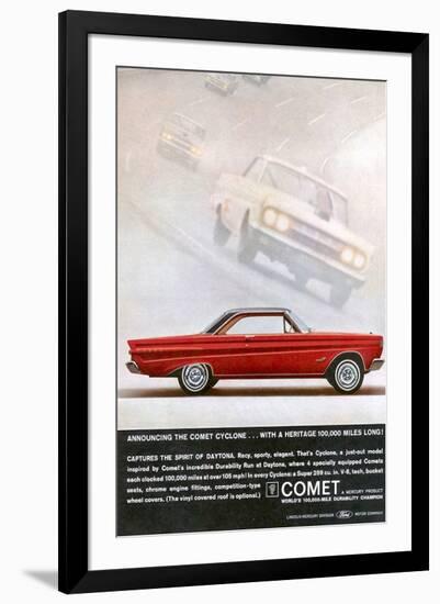 1964 Mercury - Comet Cyclone-null-Framed Premium Giclee Print