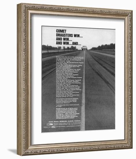 1964 Mercury - Comet Dragsters-null-Framed Art Print