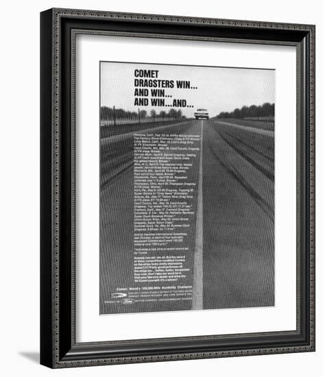 1964 Mercury - Comet Dragsters-null-Framed Art Print