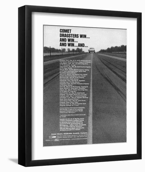 1964 Mercury - Comet Dragsters-null-Framed Art Print