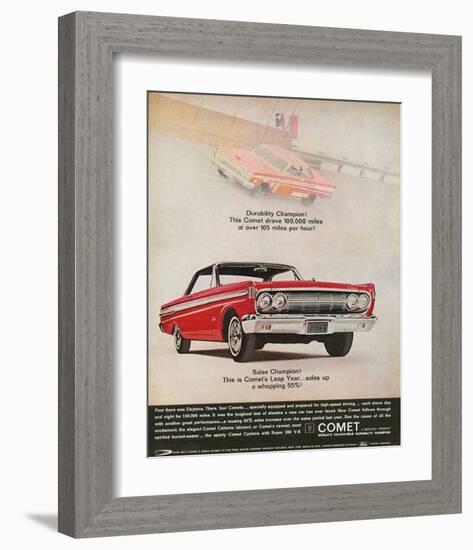 1964 Mercury - Comet Leap Year-null-Framed Art Print