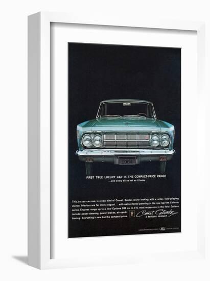 1964 Mercury - Compact Luxury-null-Framed Art Print