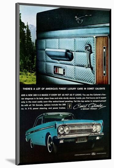 1964 Mercury-Fine Car Elegance-null-Mounted Art Print