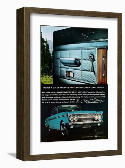 1964 Mercury-Fine Car Elegance-null-Framed Art Print