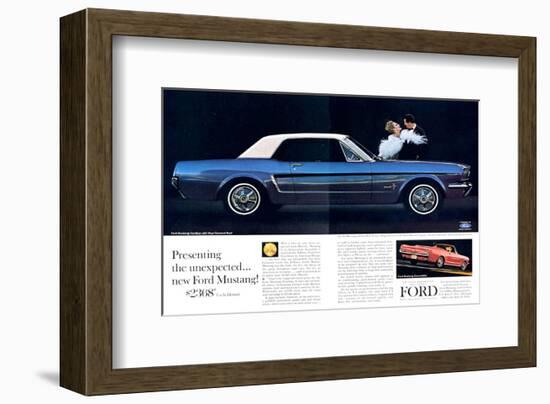 1964 Mustang - Vinyl Roof-null-Framed Premium Giclee Print