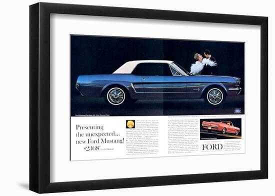 1964 Mustang - Vinyl Roof-null-Framed Art Print