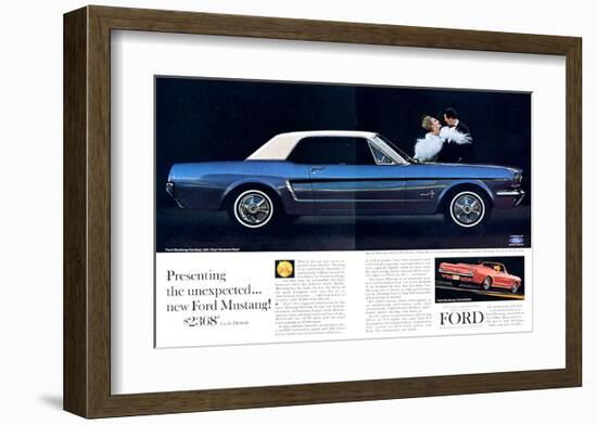 1964 Mustang - Vinyl Roof-null-Framed Art Print