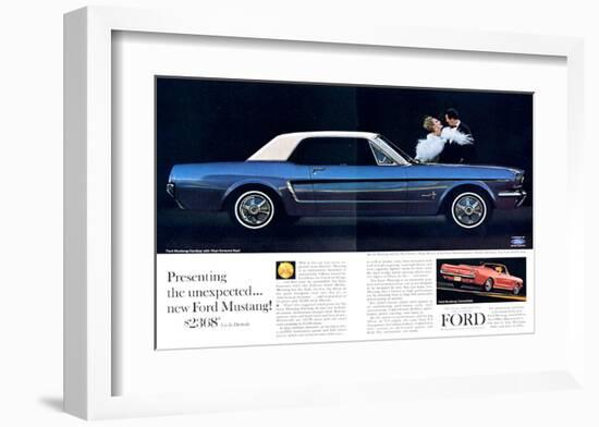 1964 Mustang - Vinyl Roof-null-Framed Art Print