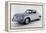 1964 Porsche 356B Watercolor-NaxArt-Framed Stretched Canvas