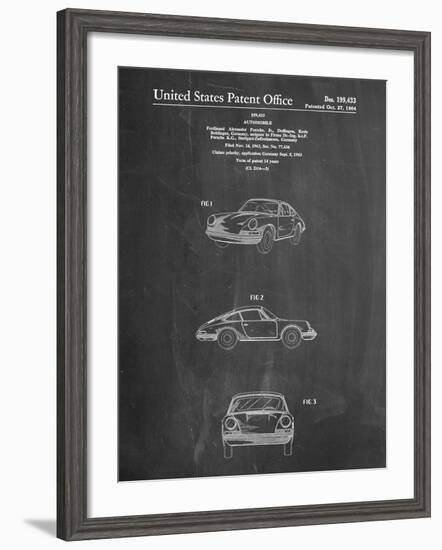 1964 Porsche 911 Patent-Cole Borders-Framed Art Print