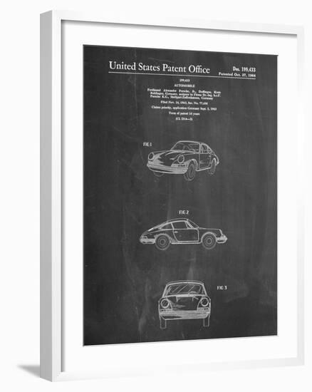 1964 Porsche 911 Patent-Cole Borders-Framed Art Print