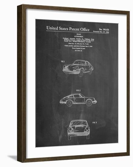 1964 Porsche 911 Patent-Cole Borders-Framed Art Print