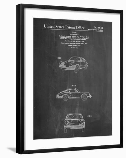 1964 Porsche 911 Patent-Cole Borders-Framed Art Print