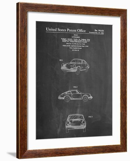 1964 Porsche 911 Patent-Cole Borders-Framed Art Print