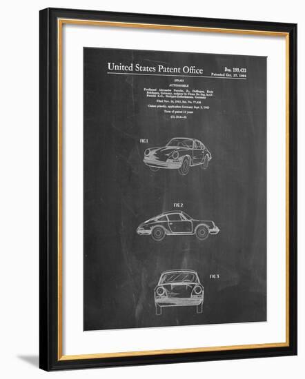 1964 Porsche 911 Patent-Cole Borders-Framed Art Print