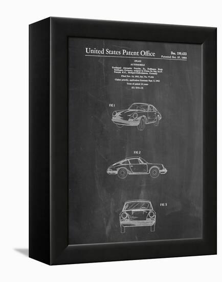 1964 Porsche 911 Patent-Cole Borders-Framed Stretched Canvas