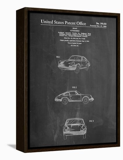 1964 Porsche 911 Patent-Cole Borders-Framed Stretched Canvas