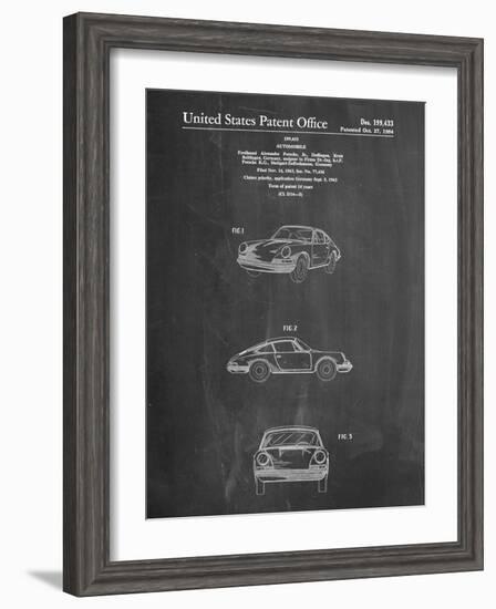 1964 Porsche 911 Patent-Cole Borders-Framed Art Print