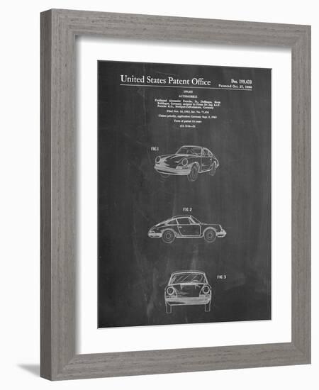 1964 Porsche 911 Patent-Cole Borders-Framed Art Print