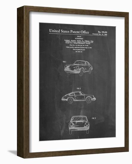 1964 Porsche 911 Patent-Cole Borders-Framed Art Print