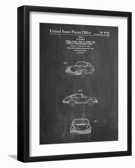 1964 Porsche 911 Patent-Cole Borders-Framed Art Print