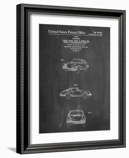 1964 Porsche 911 Patent-Cole Borders-Framed Art Print