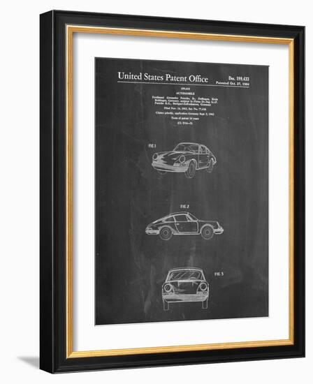 1964 Porsche 911 Patent-Cole Borders-Framed Art Print
