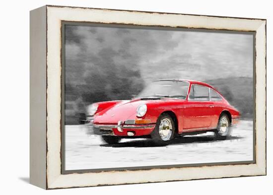 1964 Porsche 911 Watercolor-NaxArt-Framed Stretched Canvas