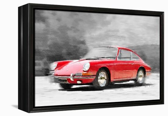 1964 Porsche 911 Watercolor-NaxArt-Framed Stretched Canvas