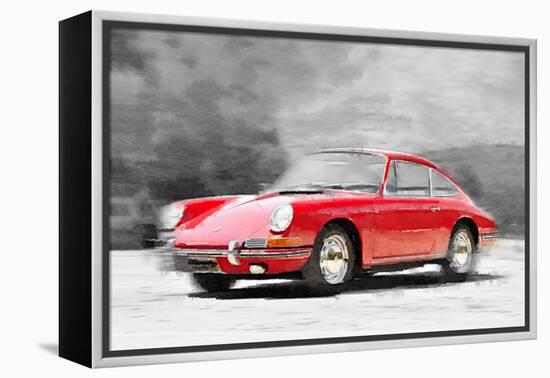 1964 Porsche 911 Watercolor-NaxArt-Framed Stretched Canvas