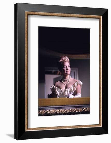 1965: Actress Irina Skobtseva Filming a Scene from 'War and Peace', Russia-Dmitri Kessel-Framed Photographic Print