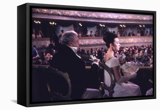 1965: Actress Lyudmila Saveleva as Natasha Rostova in a Scene from the Film 'War and Peace', Russia-Dmitri Kessel-Framed Premier Image Canvas