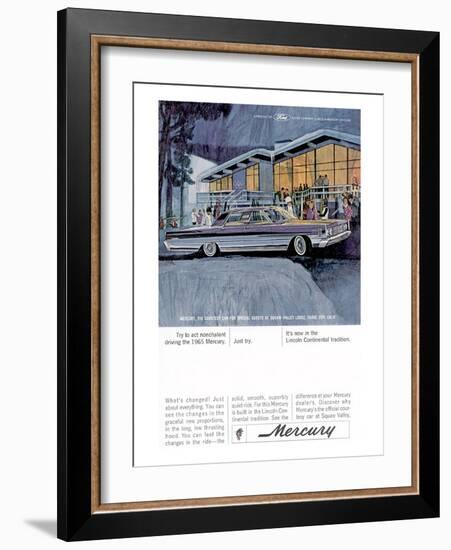 1965 Mercury - Act Nonchalant-null-Framed Art Print