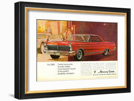 1965 Mercury Beautiful Sequel-null-Framed Art Print