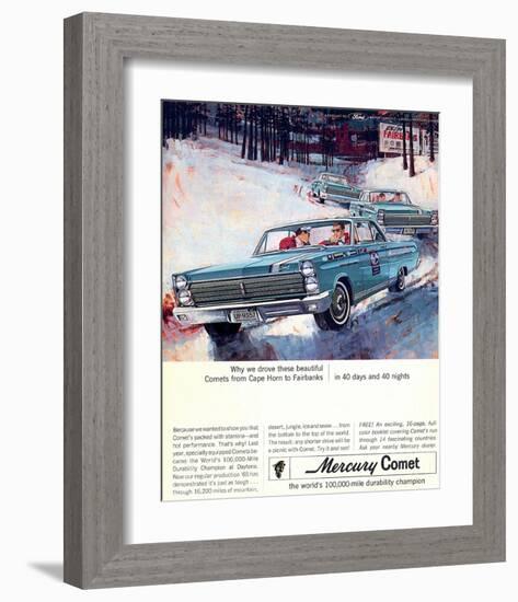 1965 Mercury Comets Fairbanks-null-Framed Art Print