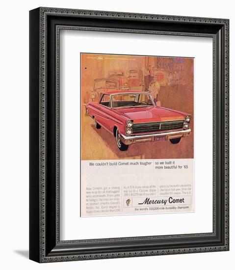 1965 Mercury More Beautiful-null-Framed Art Print