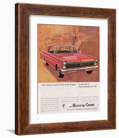 1965 Mercury More Beautiful-null-Framed Art Print