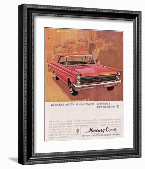 1965 Mercury More Beautiful-null-Framed Art Print