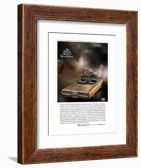 1965 Thunderbird Convertible-null-Framed Premium Giclee Print