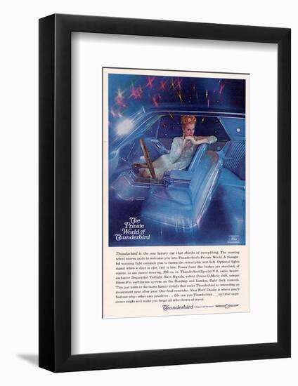 1965 Thunderbird Luxury Car-null-Framed Art Print