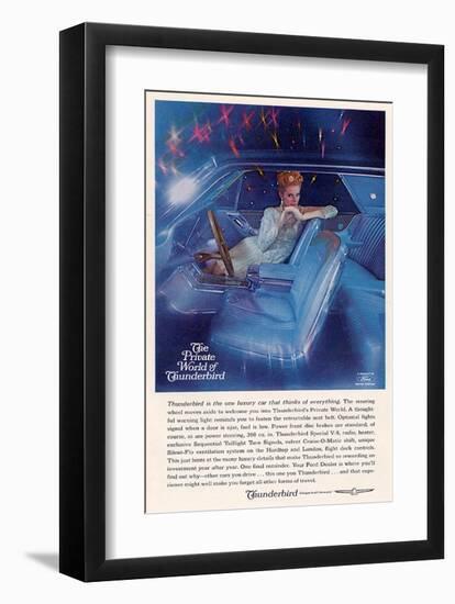 1965 Thunderbird Luxury Car-null-Framed Art Print