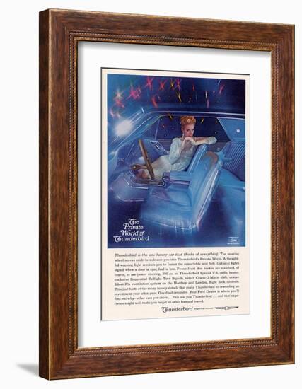 1965 Thunderbird Luxury Car-null-Framed Art Print