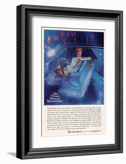 1965 Thunderbird Luxury Car-null-Framed Art Print